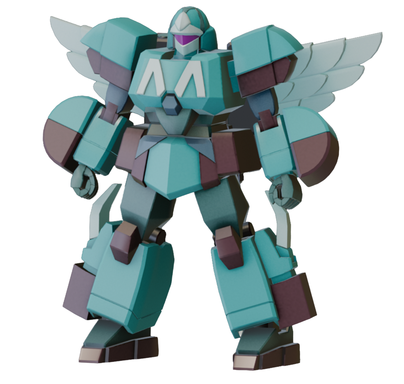 放課後チョコミント様デザイン機体のロボ化イメージ